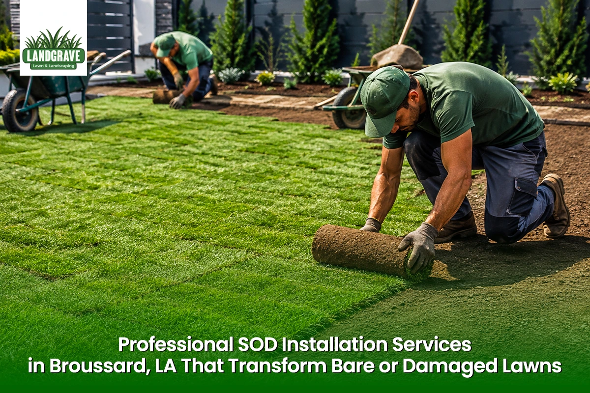 Professional SOD Installation Services in Broussard LA